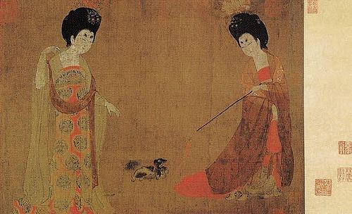 Zhou Fang (Tang dynasty) Zhou Fang Painting China Online Museum Chinese Art Galleries