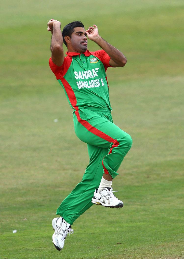 Ziaur Rahman (cricketer) Ziaur Rahman bowled a wicketless allocation England Lions