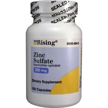 Zinc sulfate Zinc Sulfate 100 Capsules Item 0802