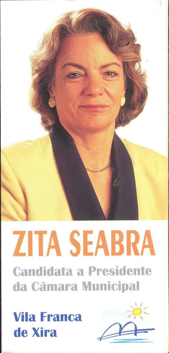 Zita Seabra ELEIES PARA AS AUTARQUIAS 1997 PSD VILA FRANCA DE