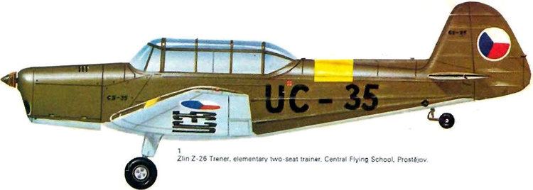 Zlín Z 26 WINGS PALETTE Zlin Z26Z126Z226Z326Z526 TrenerTrener