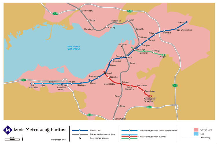 İzmir Metro Izmir Metro Map Lines Route Hours Tickets