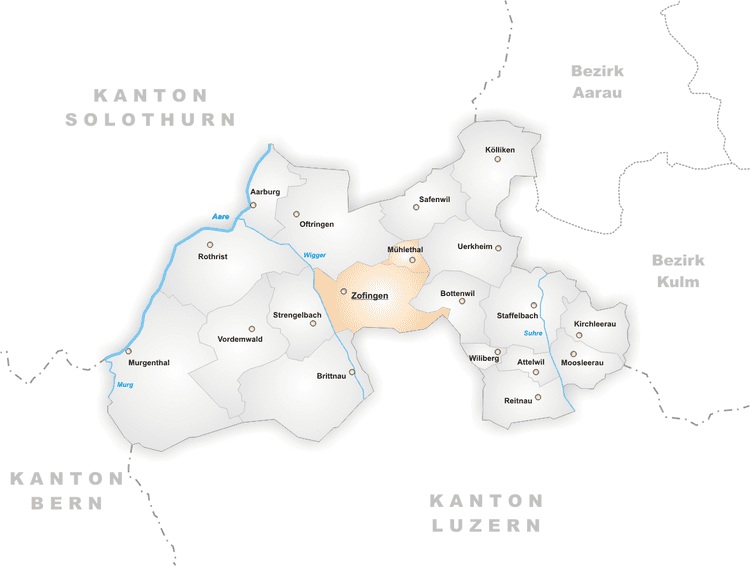 Zofingen District deacademicrupicturesdewiki71GemeindendesBe