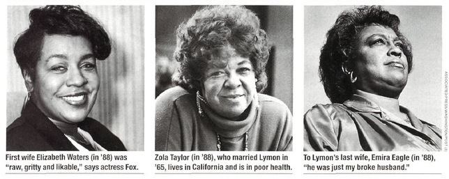 Elizabeth Waters, Zola Taylor, and Emira Eagle, wives of Frankie Lymon.