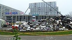 Zolitūde shopping centre roof collapse httpsuploadwikimediaorgwikipediacommonsthu