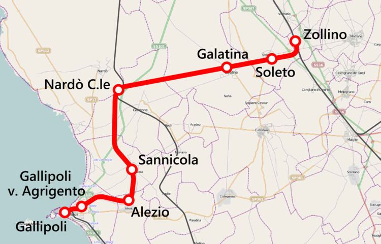 Zollino–Gallipoli railway