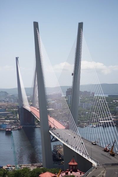 Zolotoy Bridge Zolotoy Rog Bridge Vladivostok 2012 Structurae