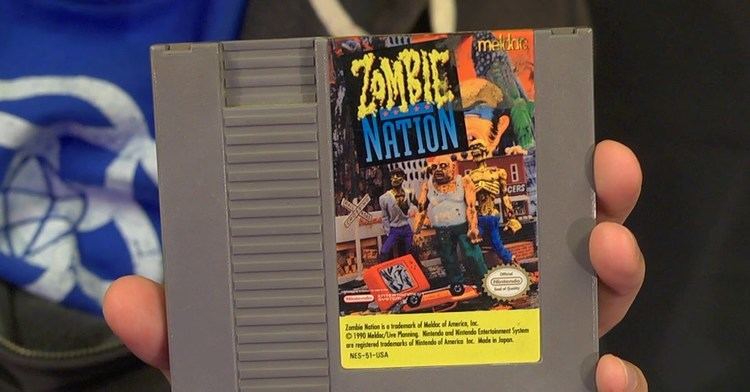 Zombie Nation (video game) Zombie Nation NES Video Game James amp Mike Mondays YouTube