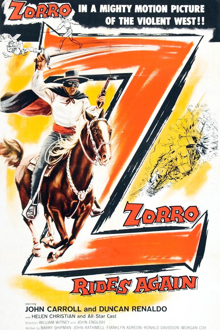 Zorro Rides Again wwwgstaticcomtvthumbmovieposters44980p44980