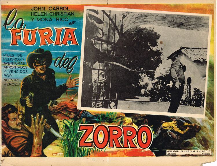 Zorro Rides Again Mexican Lobby Card Zorro Rides Again From Zombos Closet