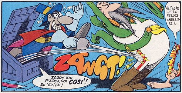 Zorry Kid Zorry Kid di Jacovitti parodia a fumetti di Zorro