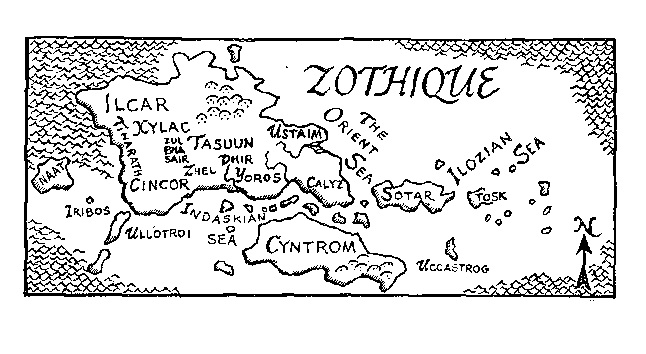 Zothique Map of Zothique by Lin Carter