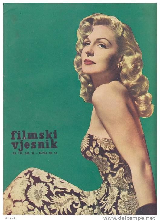 Zully Moreno ACTORS MAGAZINE FILMSKI VJESNIK COVER PAGE ZULLY MORENO