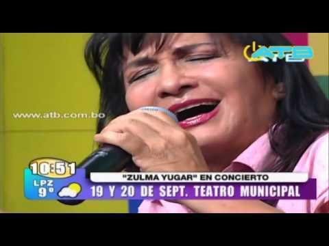 Zulma Yugar Zulma Yugar en concierto en un tributo a Bolivia YouTube