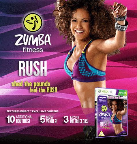 Zumba Fitness (video game) Buy Zumba Fitness Rush on Xbox 360 Kinect Free UK Delivery GAME true