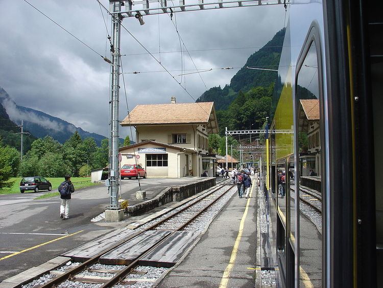 Zweilütschinen railway station