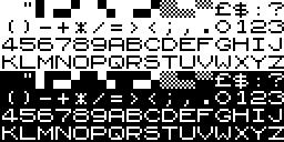 ZX80 character set