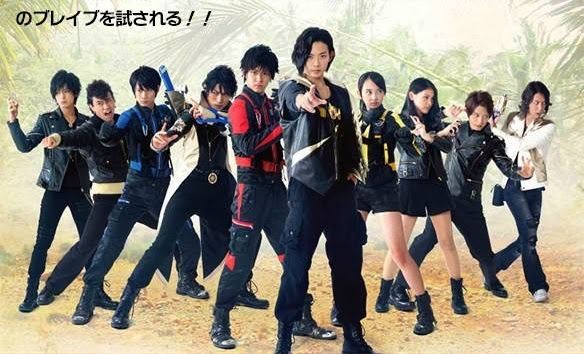 Zyuden Sentai Kyoryuger vs. Go-Busters: The Great Dinosaur Battle! Farewell Our Eternal Friends movie scenes Kyoryuger vs Go Busters the Movie Plot Revealed The Great Gathering of History s Dinosaur Sentai 