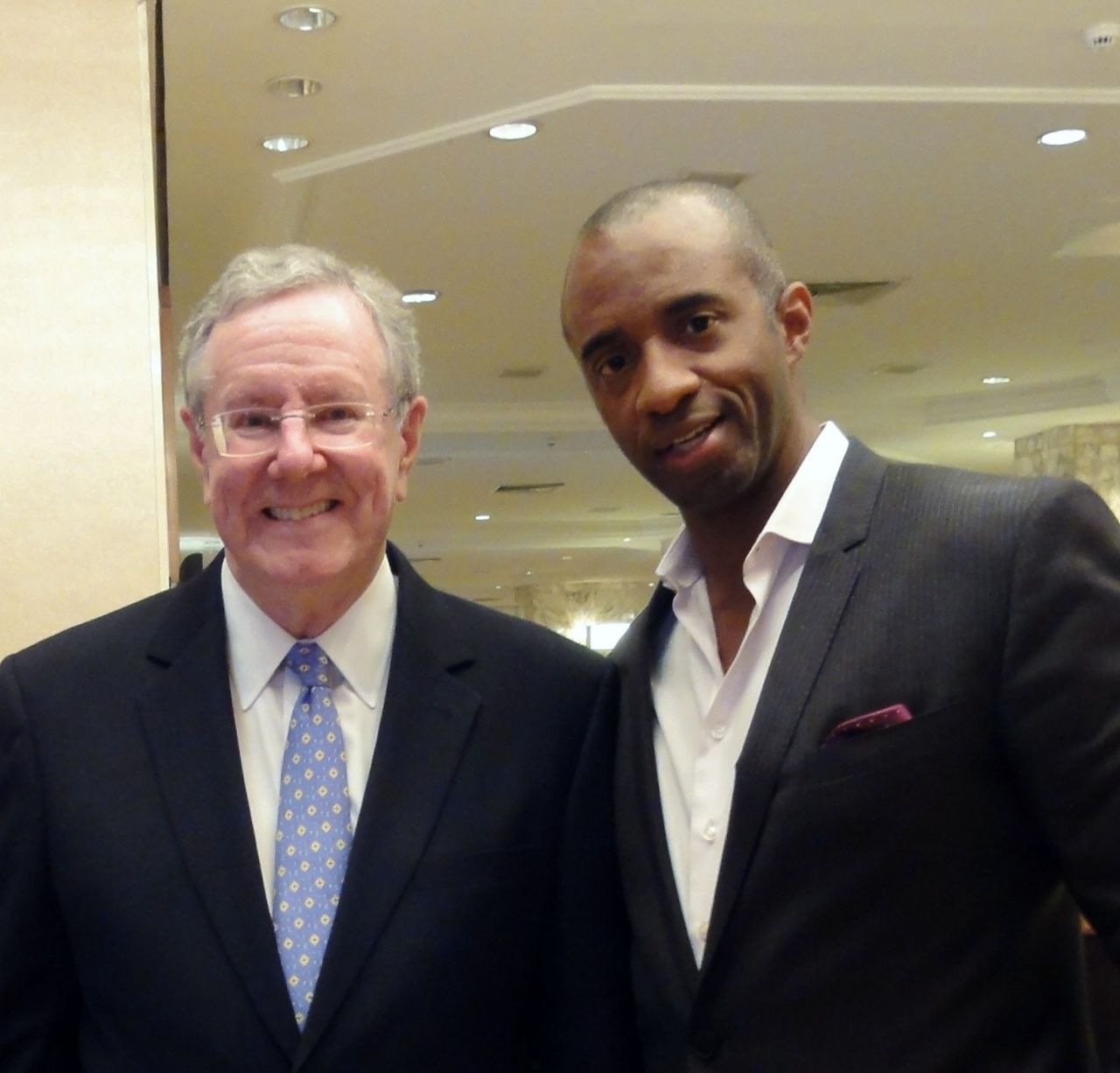 Shawn Baldwin Shawn Baldwin with Steve Forbes at the Forbes Conference